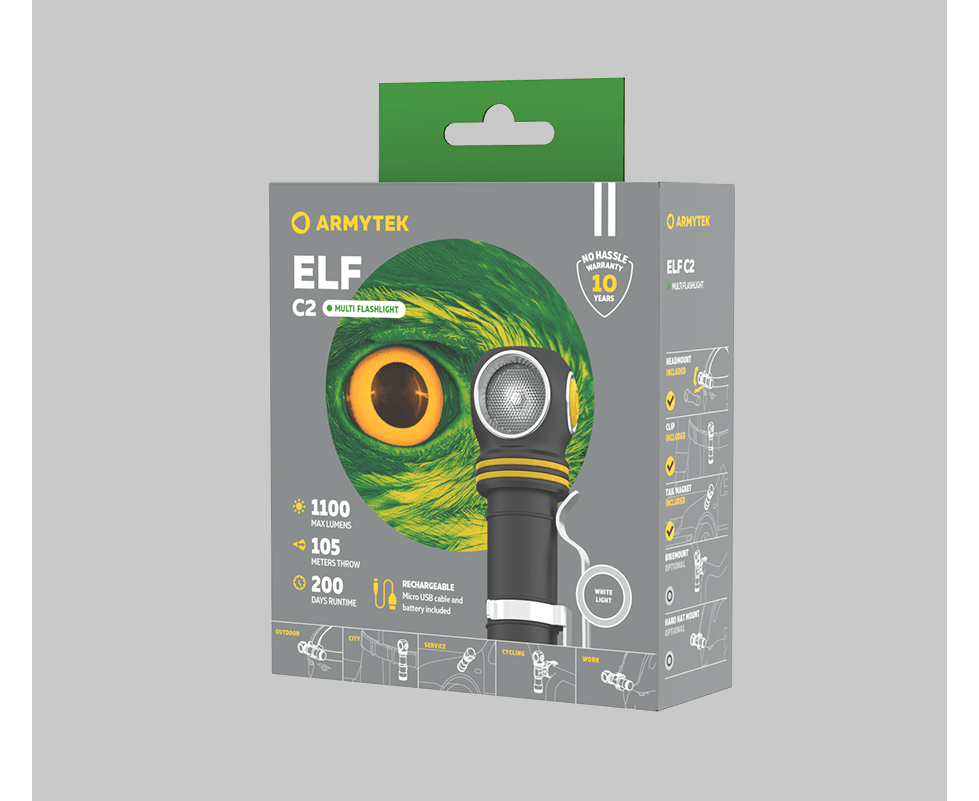 Armytek Elf C2 Micro USB White
