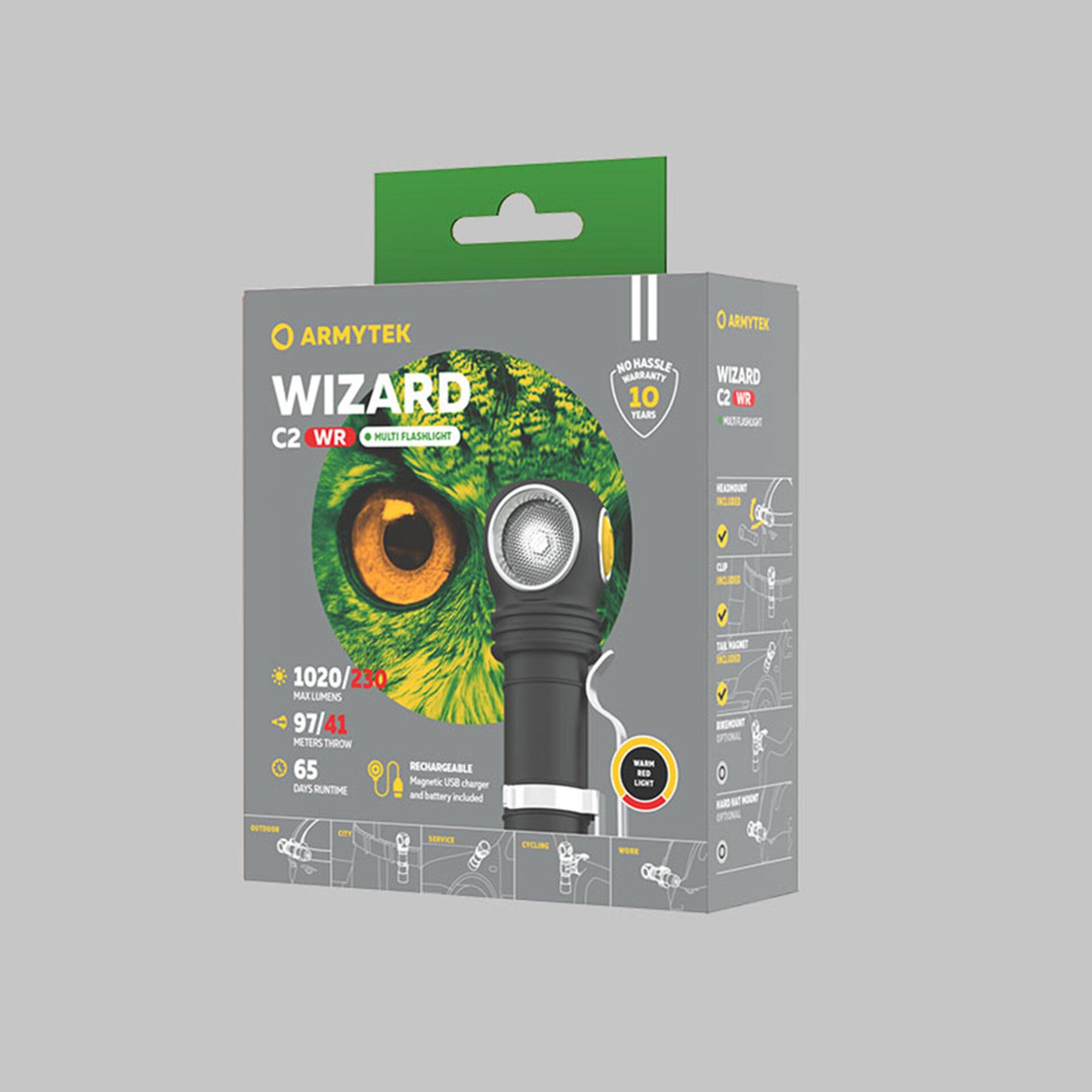Armytek Wizard C2 WR Magnet USB White