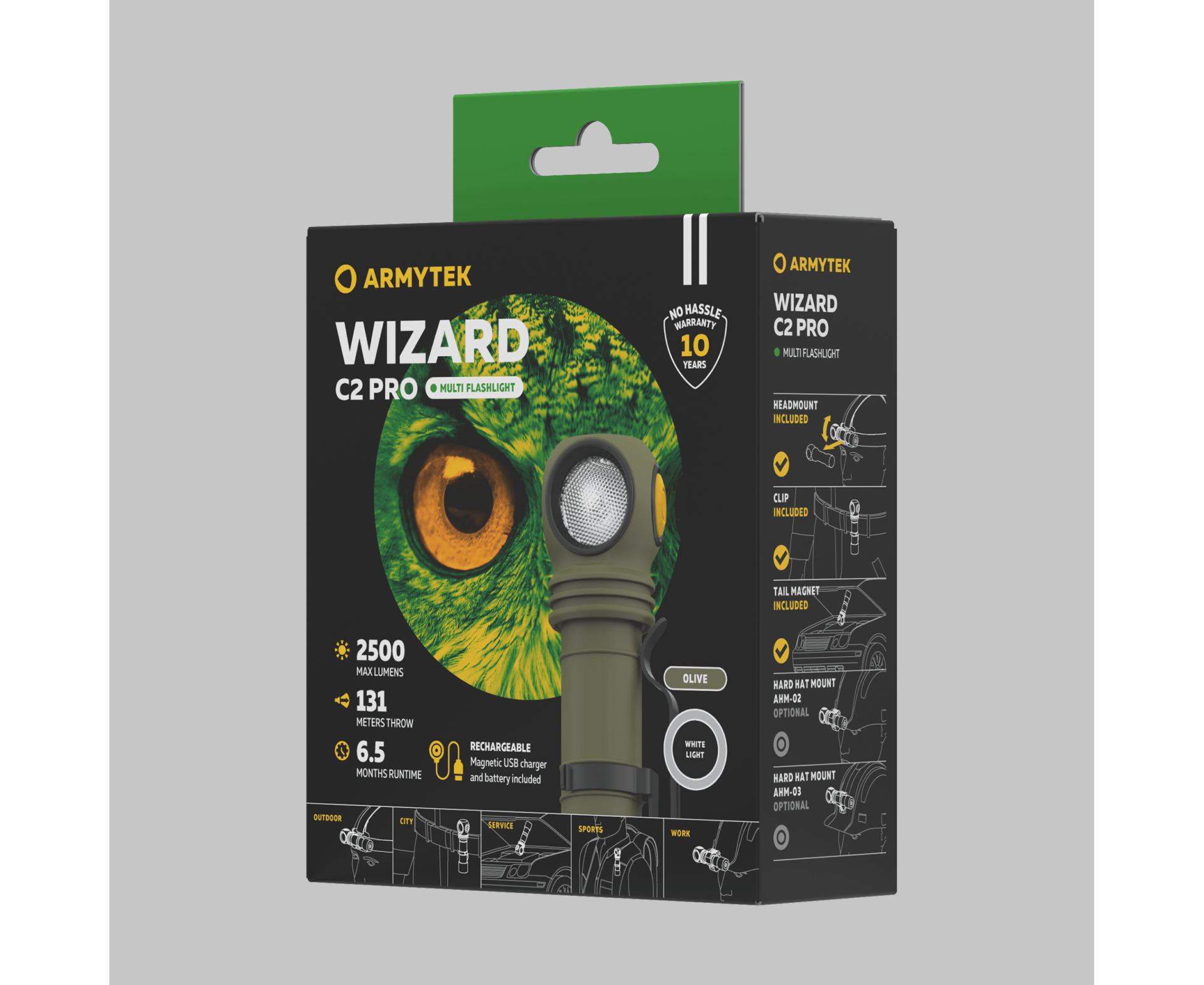 Armytek Wizard C2 Pro White (Olive)