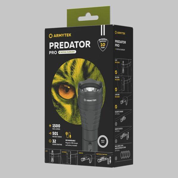Armytek Predator Pro Magnet USB White