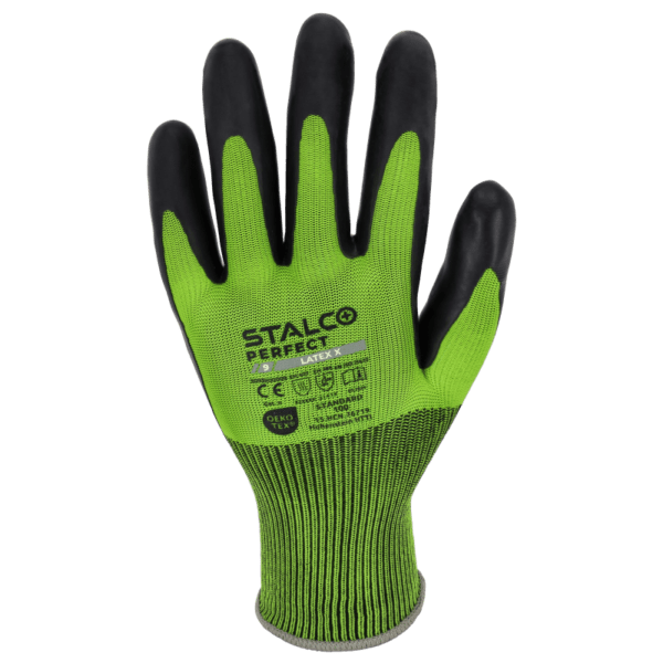 RĘKAWICE POLIESTROWE LATEX X