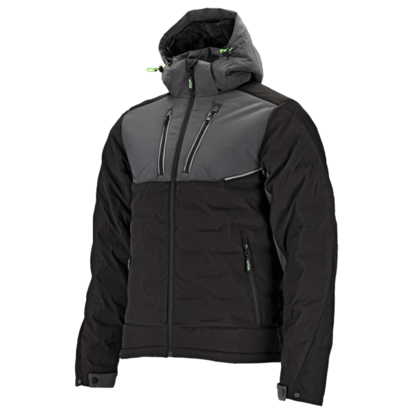 KURTKA OCIEPLANA MĘSKA LOGAN J - Czarny