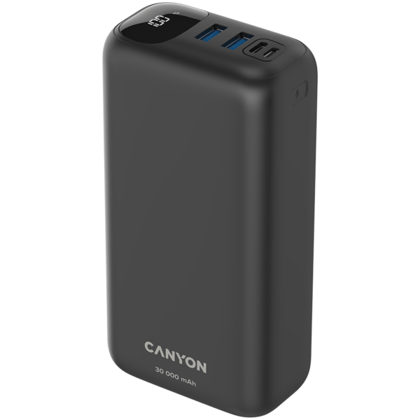 CANYON Powerbank PB-301 LED 30000 mAh PD 20W QC 3.0