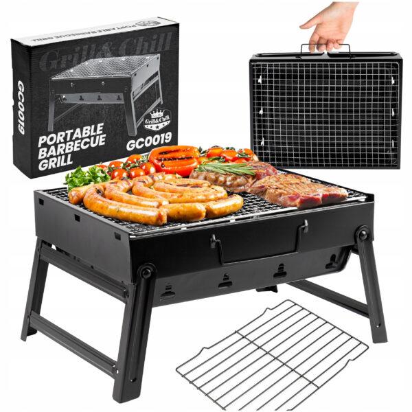 GRILL TURYSTYCZNY SKŁADANY 35x27cm - RUSZT GRILL&CHILL