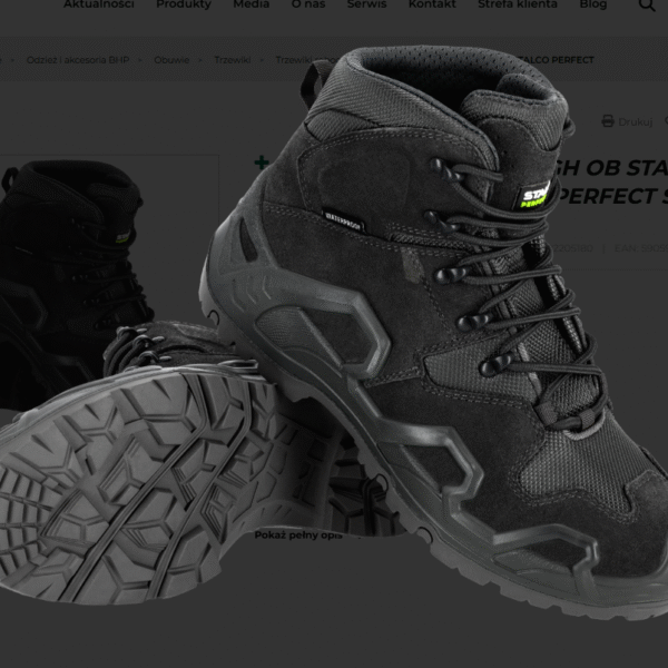 TRZEWIK DEFENDER OB CZARNY